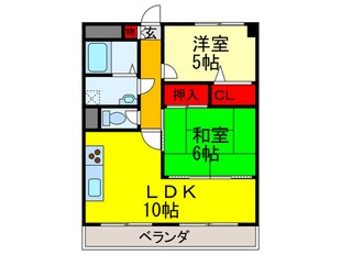 グレースコート山手町の物件間取画像